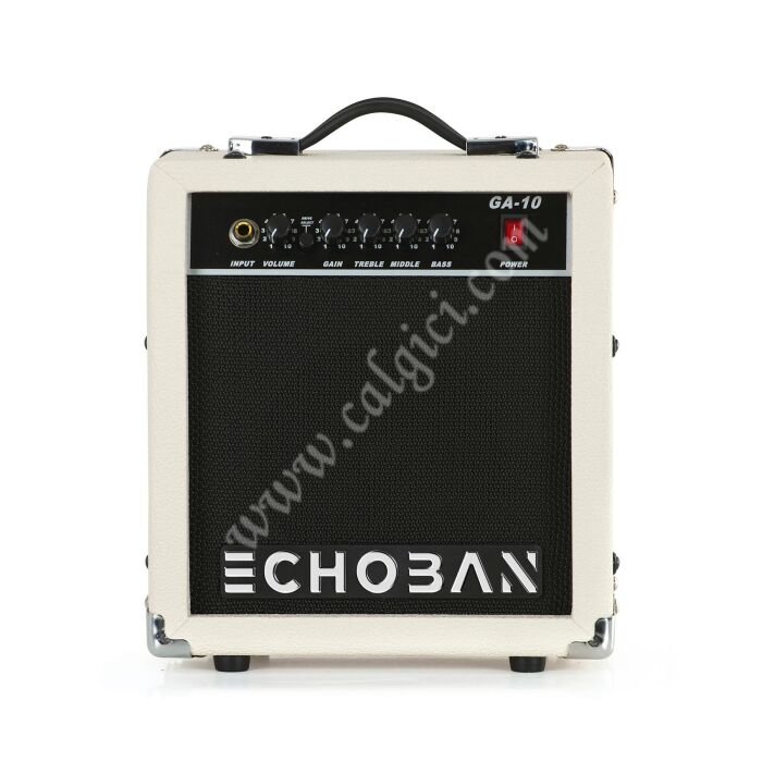 Echoban GA10WH 10 Watt Beyaz Gitar Amfisi - 1