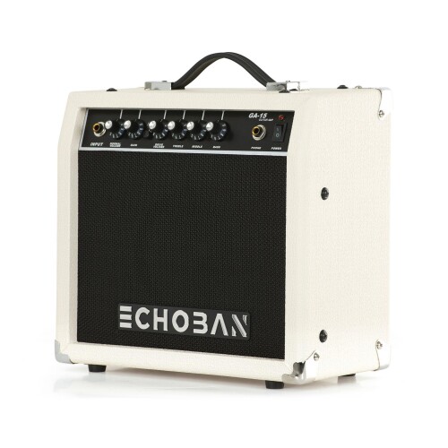 Echoban GA15 15 Watt Beyaz Gitar Amfisi - 3