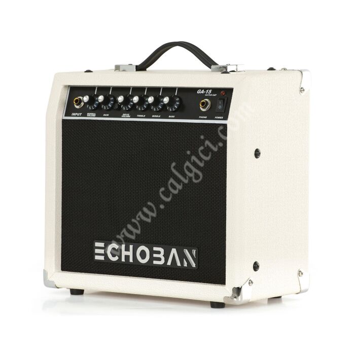 Echoban GA15 15 Watt Beyaz Gitar Amfisi - 3