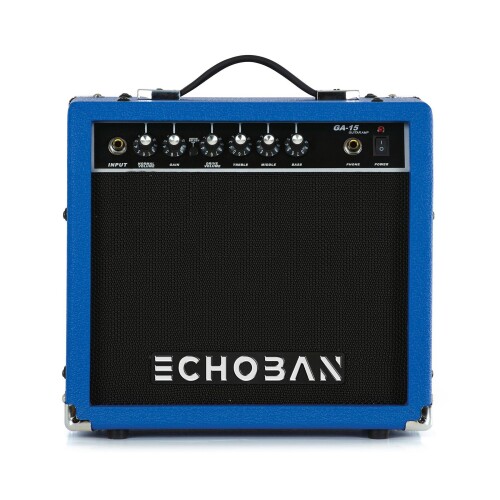 Echoban GA15 15 Watt Mavi Gitar Amfisi - 1