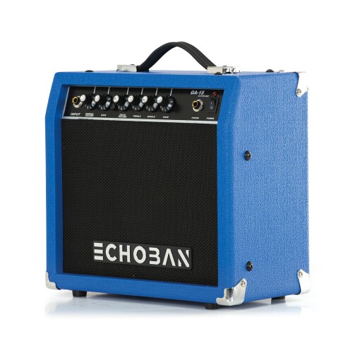 Echoban GA15 15 Watt Mavi Gitar Amfisi - 3