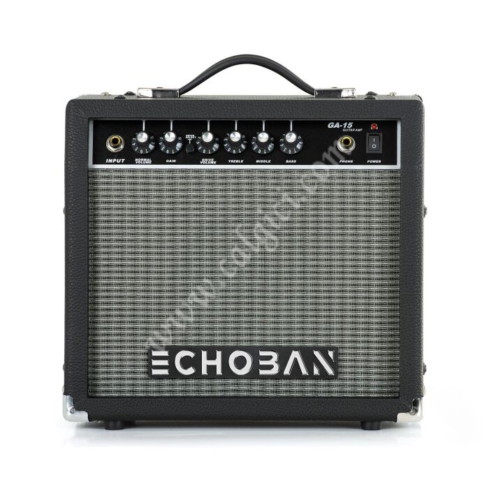 Echoban GA15 15 Watt Siyah Gitar Amfisi - 1