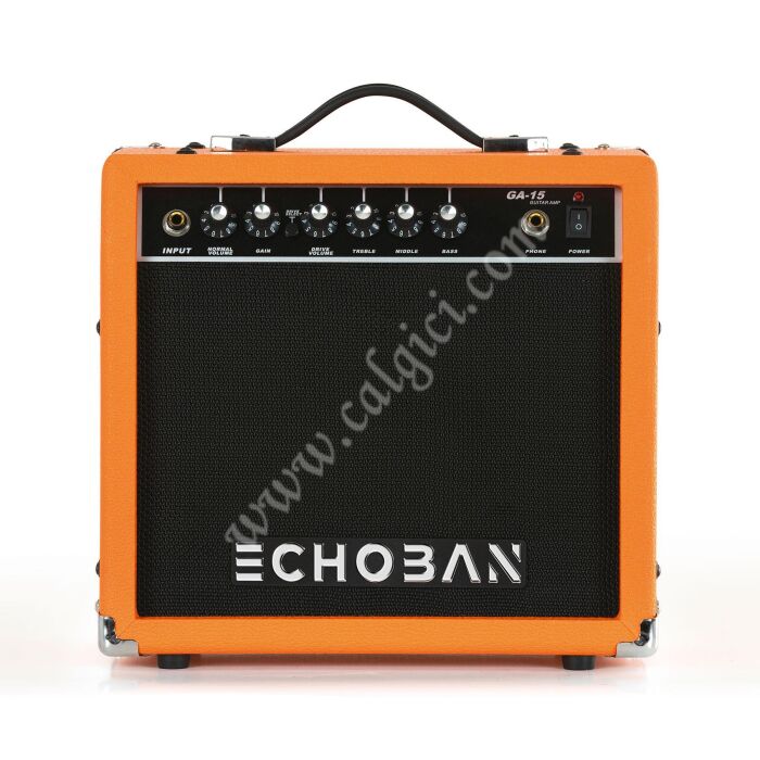 Echoban GA15 15 Watt Turuncu Gitar Amfisi - 1