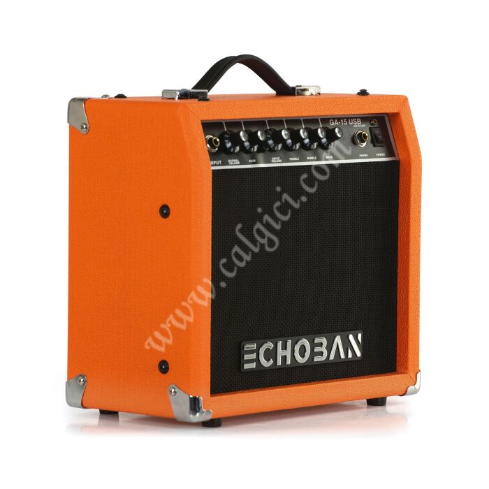 Echoban GA15USB 15 Watt Turuncu Gitar Amfisi USB - 2