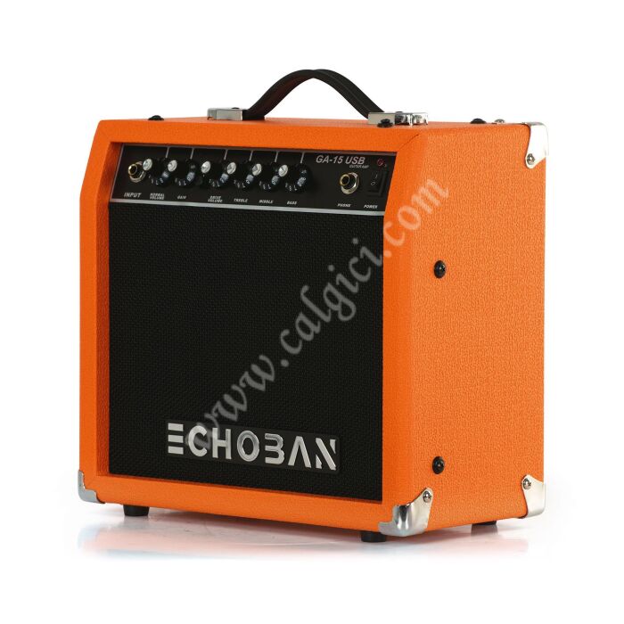 Echoban GA15USB 15 Watt Turuncu Gitar Amfisi USB - 3