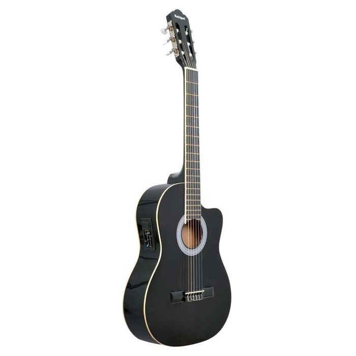 Gitar Elektro Klasik Rodriguez Kesik Kasa EQ Siyah RCCE650BK - 1