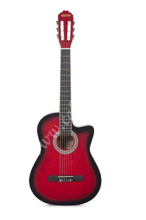 Ravenni RCG120RBC Kırmızı Klasik Gitar - 1