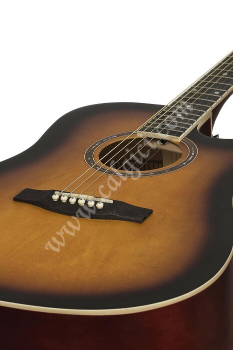 Zoppran ACZP100SB Sunburst Akustik Gitar - 6