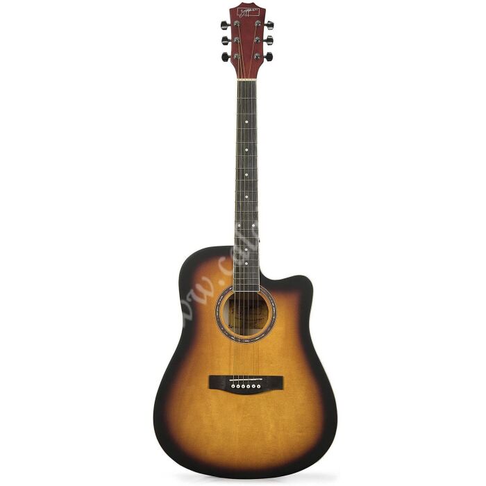 Zoppran ACZP100SB Sunburst Akustik Gitar - 7