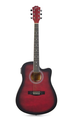 Zoppran ACZP150RDS Kırmızı Elektro Akustik Gitar - 1