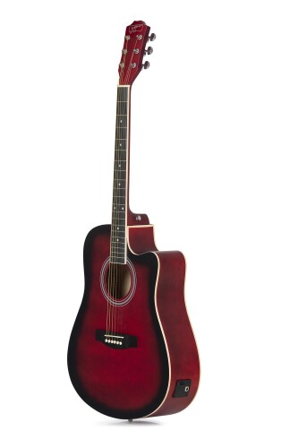 Zoppran ACZP150RDS Kırmızı Elektro Akustik Gitar - 2