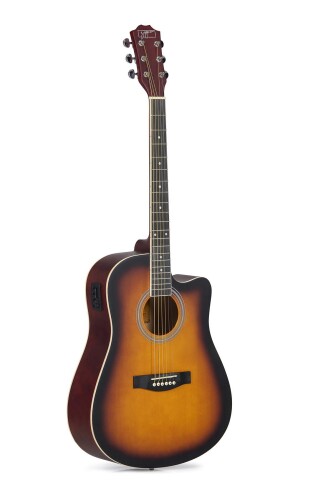 Zoppran ACZP150SB Sunburst Elektro Akustik Gitar - 2