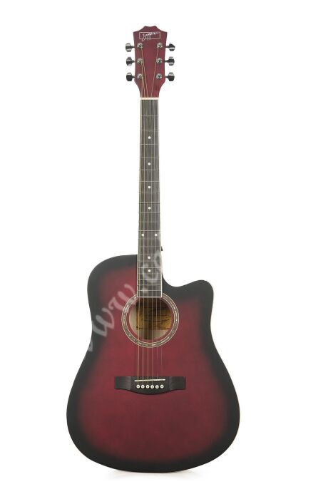 Zoppran AZCP100RDS Kırmızı Akustik Gitar - 1