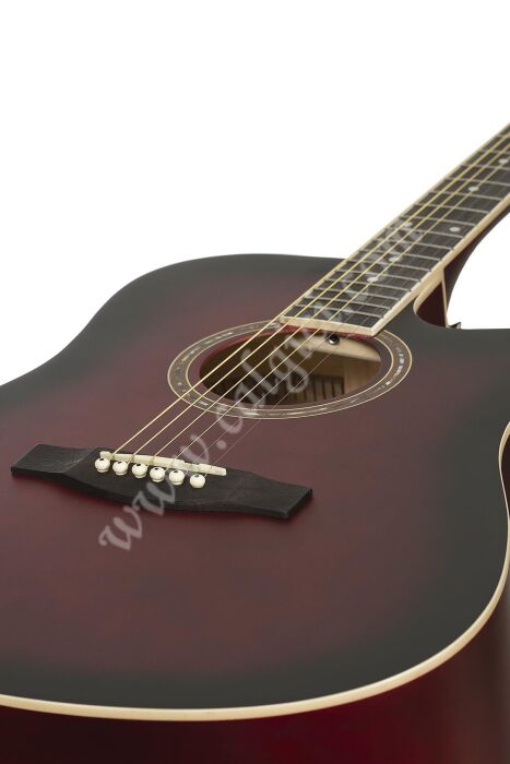 Zoppran AZCP100RDS Kırmızı Akustik Gitar - 7